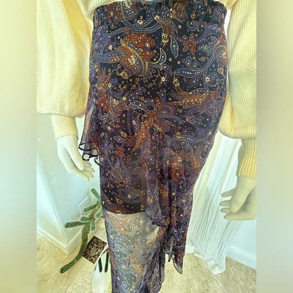 Veronica Beard Trixie Silk Skirt - Picture 12 of 13